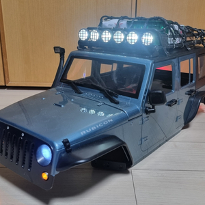 [RC카]1/10트라이얼용 풀led 루비콘바디 trx4