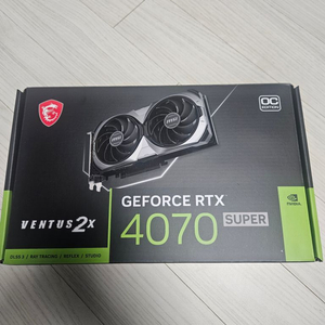 msi rtx4070 super 벤투스12g미개봉신품