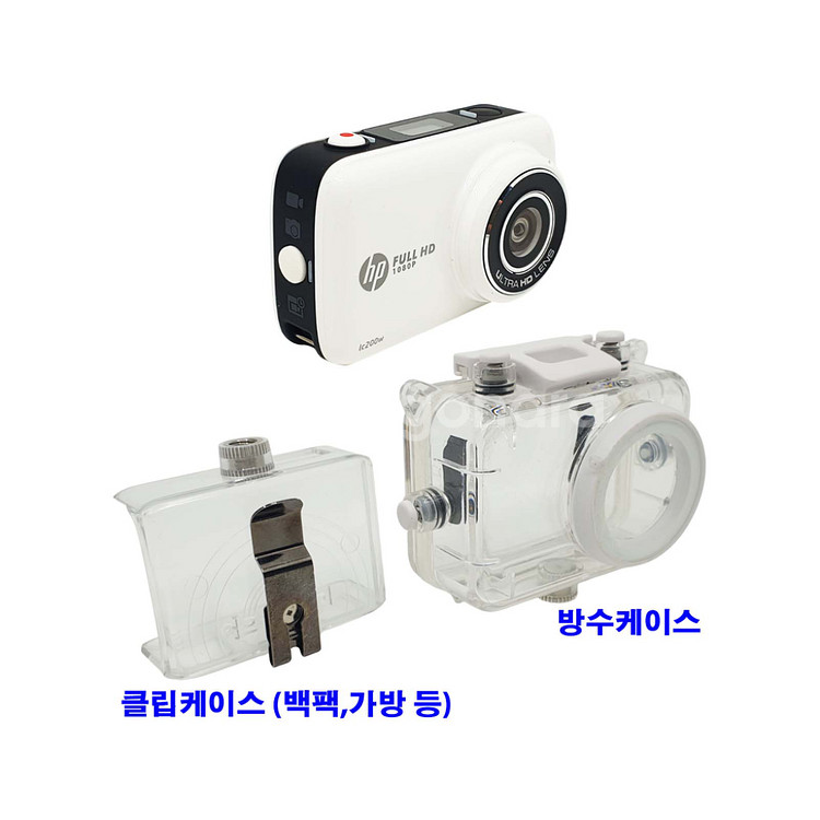 HP LC200W 와이파이 마그네틱 미니 액션캠 세트--4