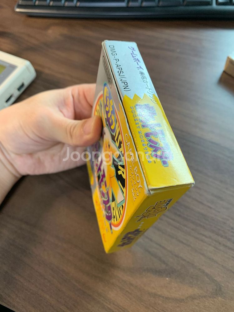 게임보이컬러 포켓몬스터 옐로(피카츄) 풀박 일본정품--2
