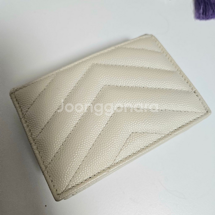 생로랑 블랑빈티지 반지갑 마틀라세 정품--2