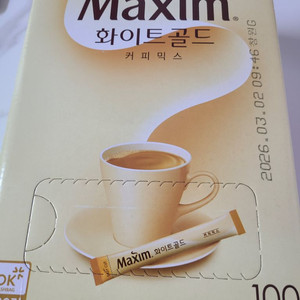 맥심 화이트골드커피믹스100t