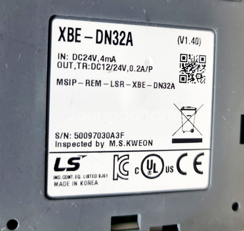 LS PLC XGB XBC-DN64H+Cards--6