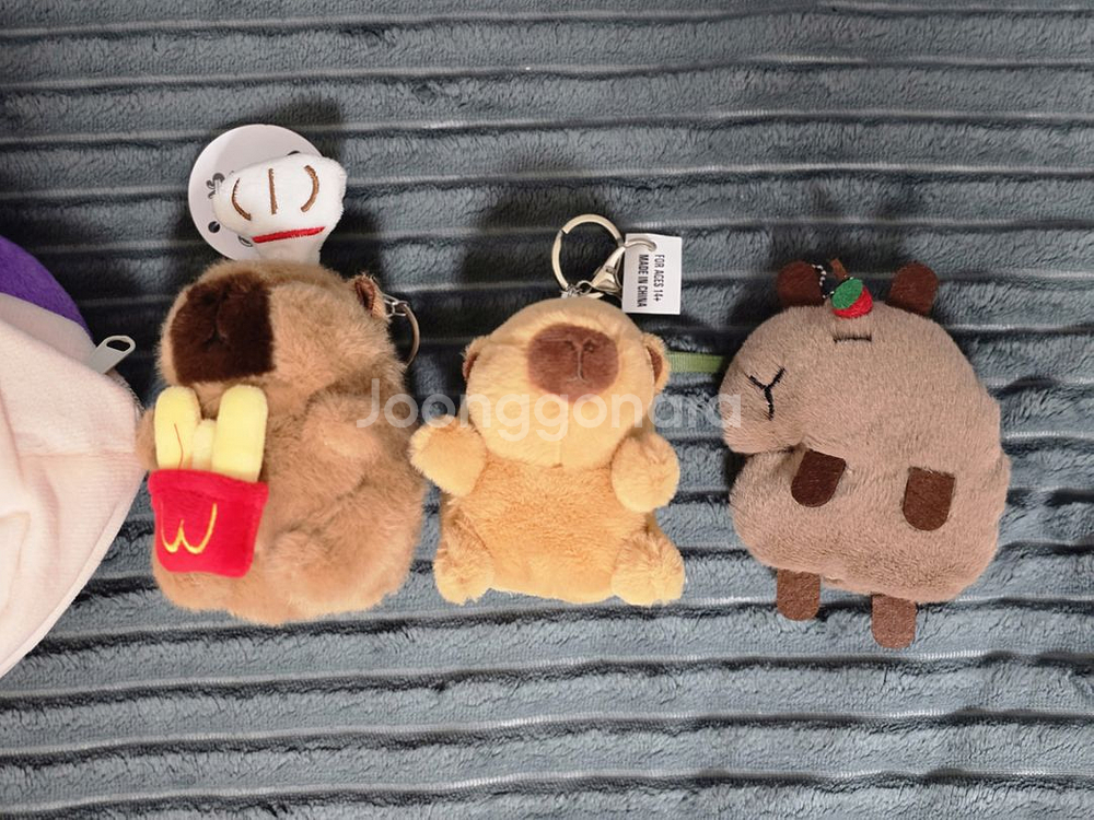 가방고리 키링 인형 짱구 흰둥이 원피스 쵸파 커비 카피--2