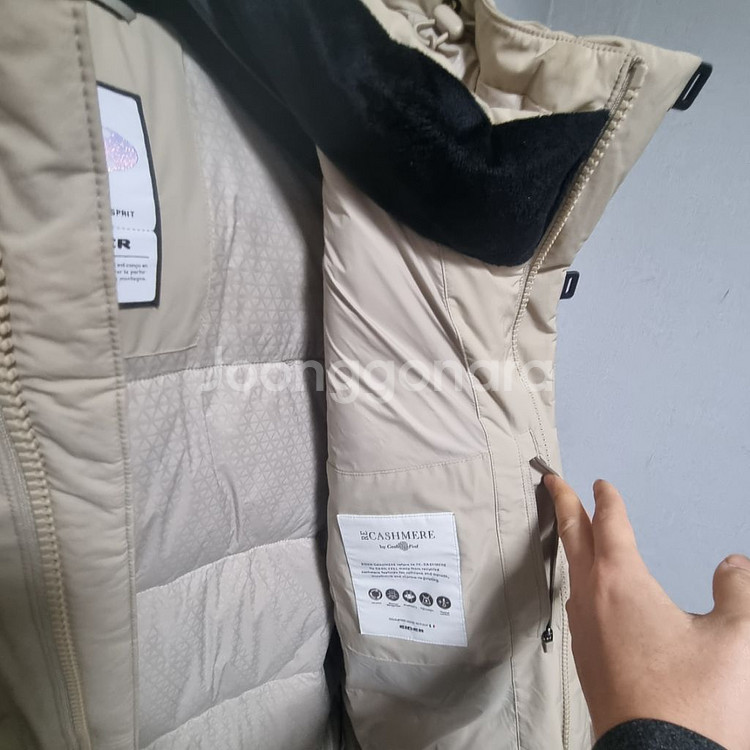 아이더 캐시미어 롱패딩 XL 실착 2번 저렴하게 팝니다--1