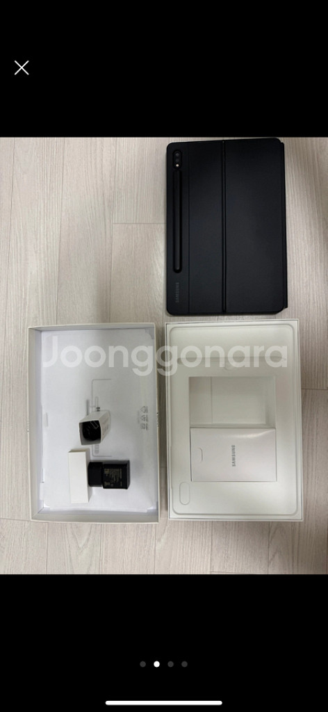 [A급] 자급제 갤럭시탭S7 256 셀룰러 LTE 풀박--1
