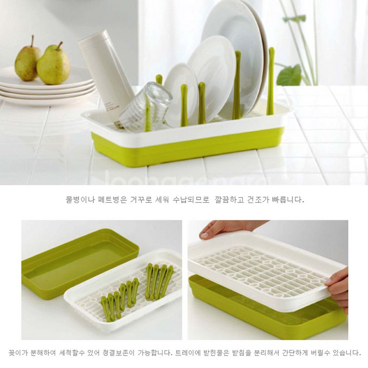이노마타 카가쿠 포타 설거지 건조대 식기건조대 미개봉--7