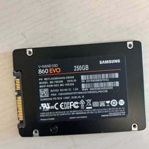 삼성 SSD 860 evo 250GB 급처