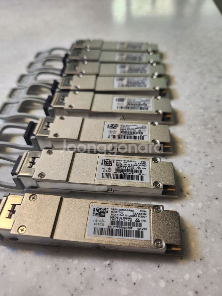 cisco정품지빅(재고8) QSFP-40/100-SRB--1