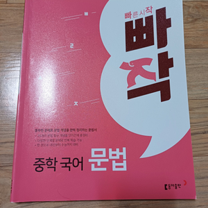 빠작 중학 국어 문법