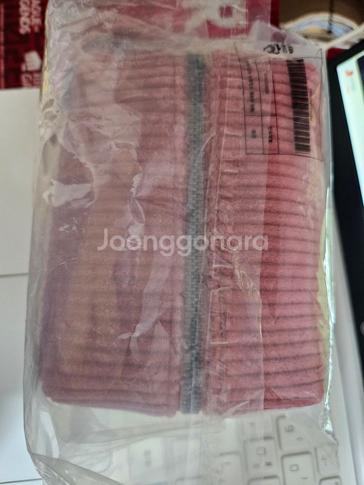 헤라 코듀로이 사각 파우치 화장품 메이크업--1
