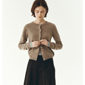 (르에떼) cashmere mock cardigan