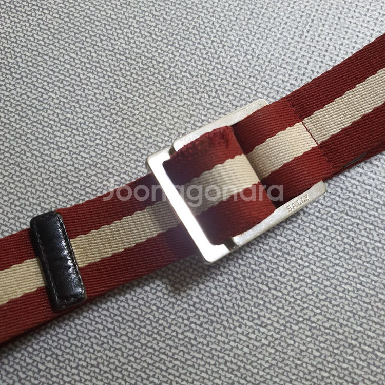 정품 발리 삼선 벨트 90/36--1