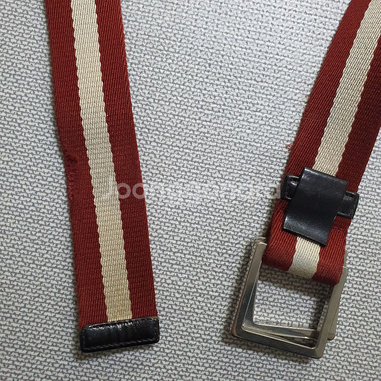 정품 발리 삼선 벨트 90/36--6