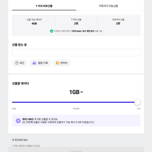 skt데이터 1기가