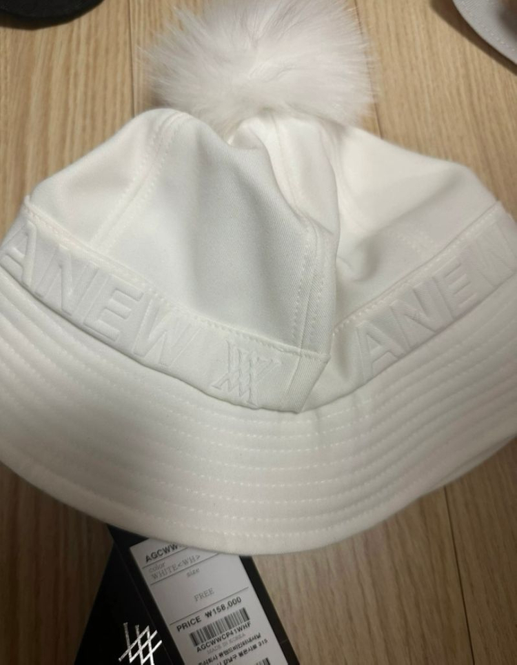 어뉴 골프모자 화이트팝니다(정품)--3