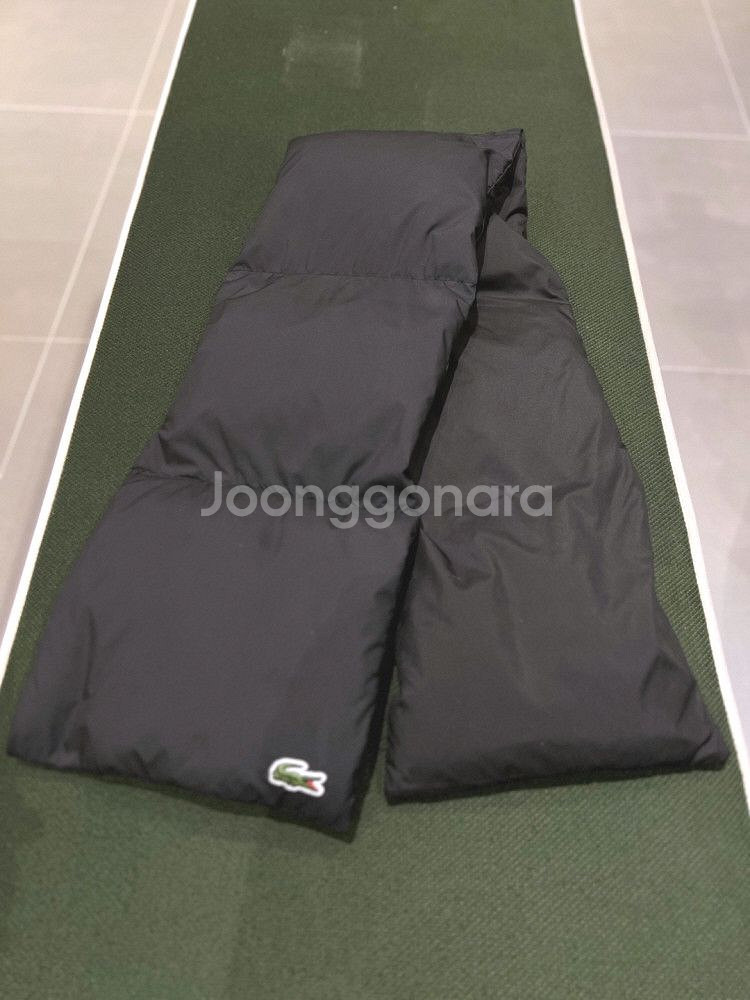[새상품] 라코스테 다운 머플러 패딩 목도리--3