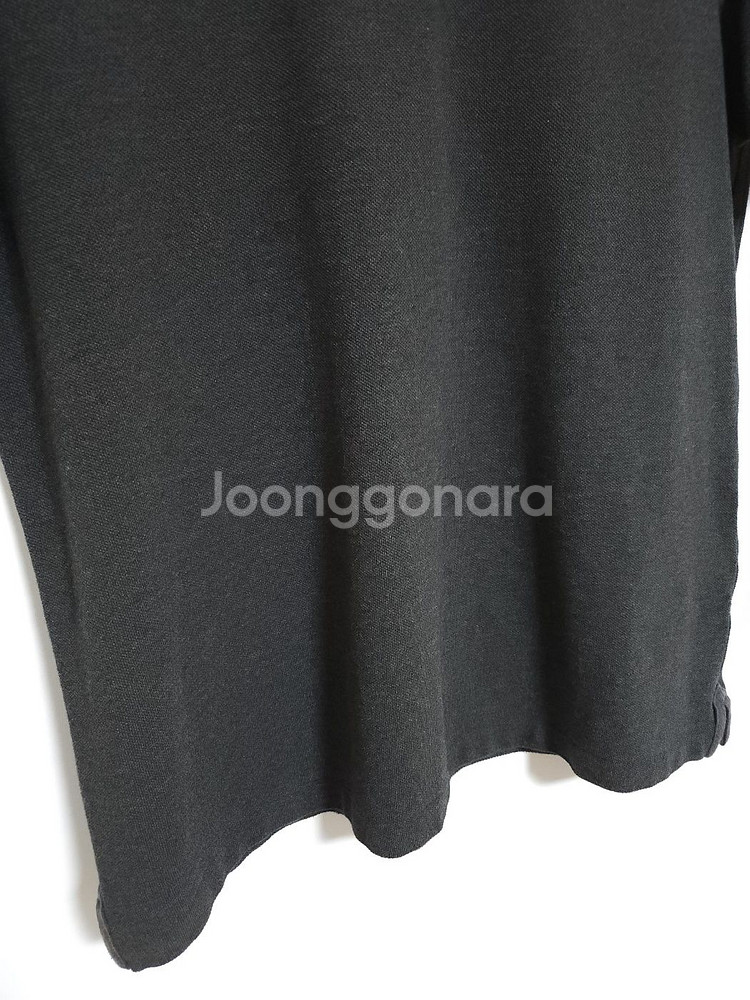 M 버버리 차콜 체크 남성 반팔 카라티 8036274--3