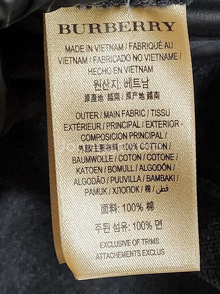 M 버버리 차콜 체크 남성 반팔 카라티 8036274--6