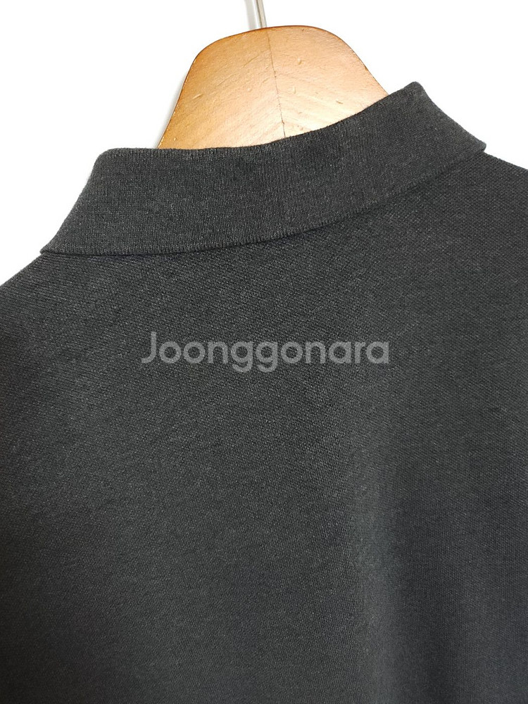 M 버버리 차콜 체크 남성 반팔 카라티 8036274--5