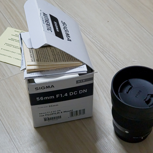 시그마 56mm f1 4 dc dn 후지마운트 (민트급