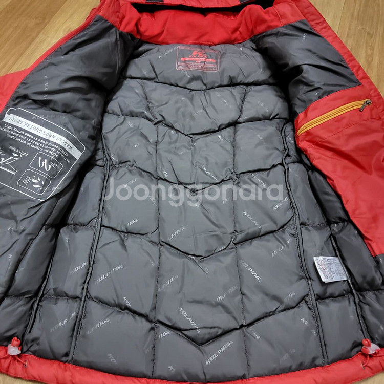 새옷 콜핑 패딩 경량 여성 오리털 숏 점퍼 75 아동--8