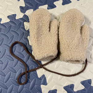 유아벙어리장갑 / 털장갑 / 8-9세 / 새상품