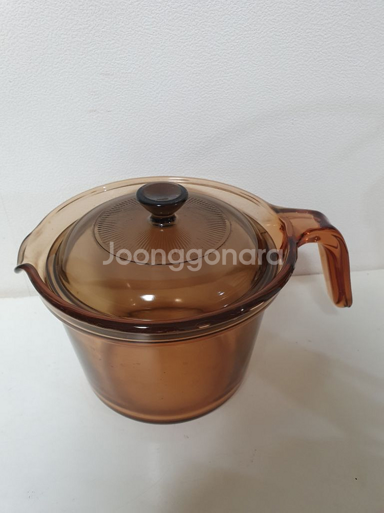 비젼 코닝 편수 냄비 주전자 약탕기 빈티지 내열유리냄비--0