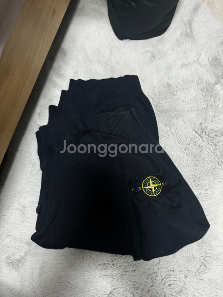 스톤아일랜드 남성 반집업 니트 네이비 라지--1