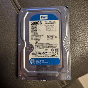 WD Blue 하드 디스크 드라이브 500GB