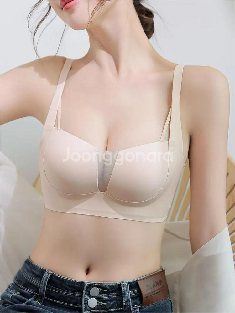 모모엠 섹시한 메쉬 디테일이 있는 무봉제 푸시업--6
