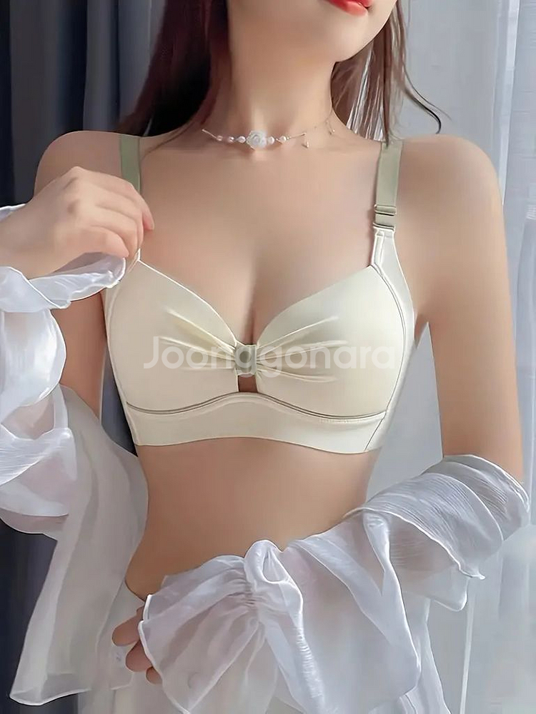 모모엠 여성용 무봉제 푸시업 브라 - 언더와이어 없음,--5