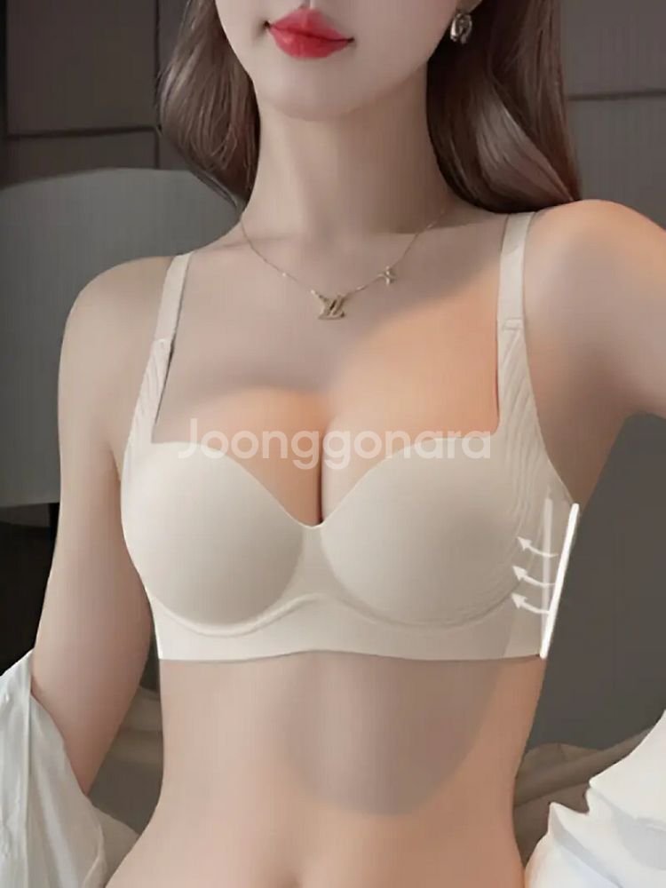 모모엠 여성용 A컵 솔기 없는 브라색상--6