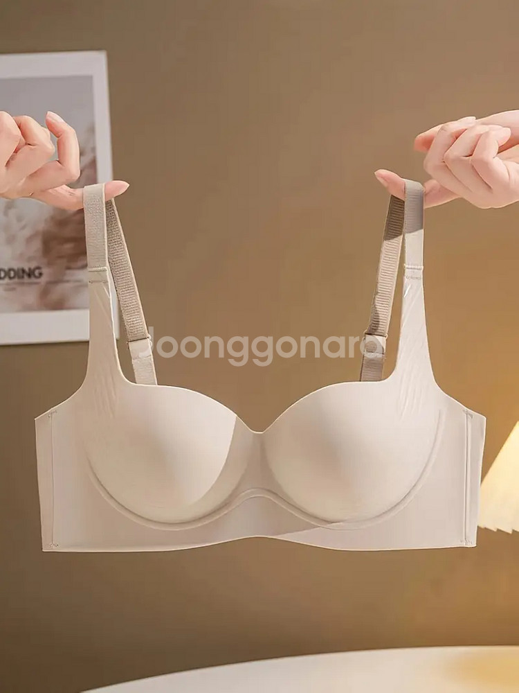 모모엠 여성용 A컵 솔기 없는 브라색상--4