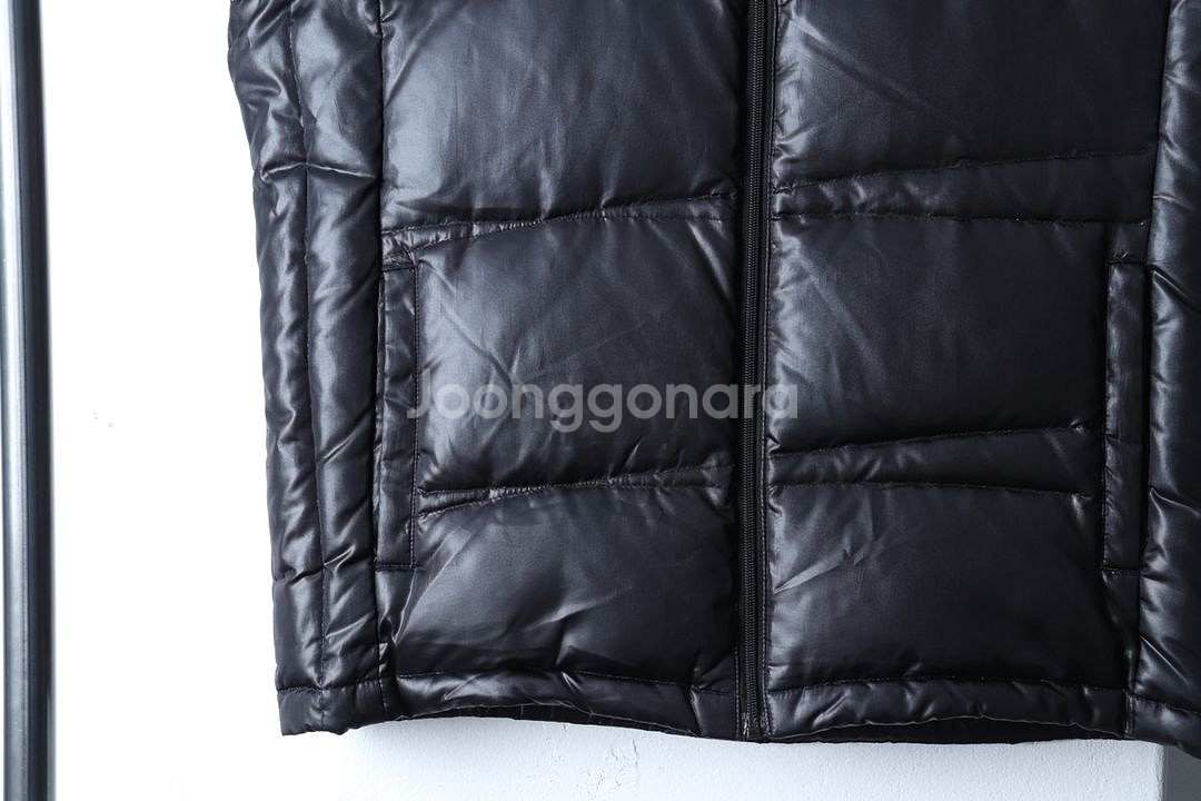 (XL) 엄브로 패딩 점퍼자켓 블랙 올드스쿨 조끼--3