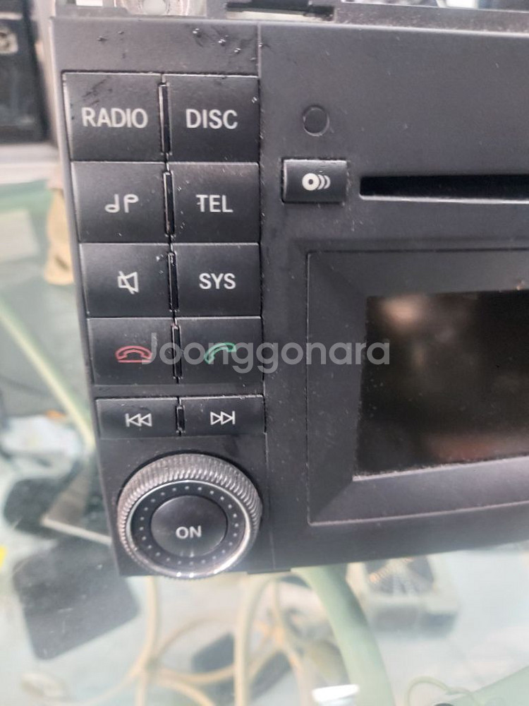 벤츠 B200오디오 10년식에서 추출(MN3840--1