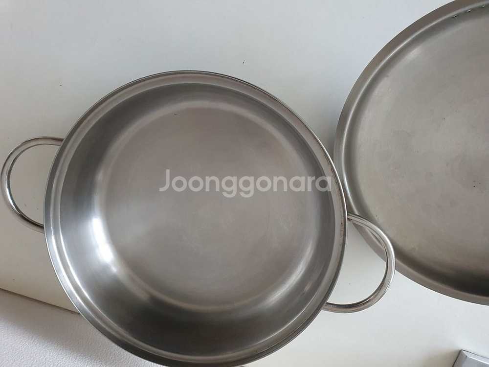 3중바닥 스텐 양수냄비--2