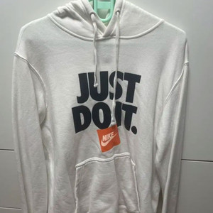 JUST DO IT 나이키 흰색 후드티 s