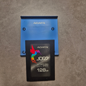 ADATA ssd 128g 윈도우10 새로설치상테좋음