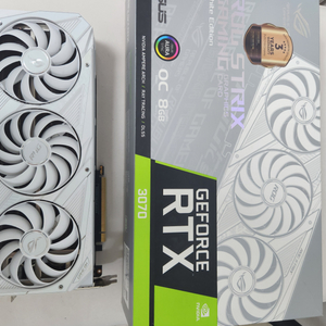 ASUS RTX 3070 그래픽카드 ROGSTRIX 8