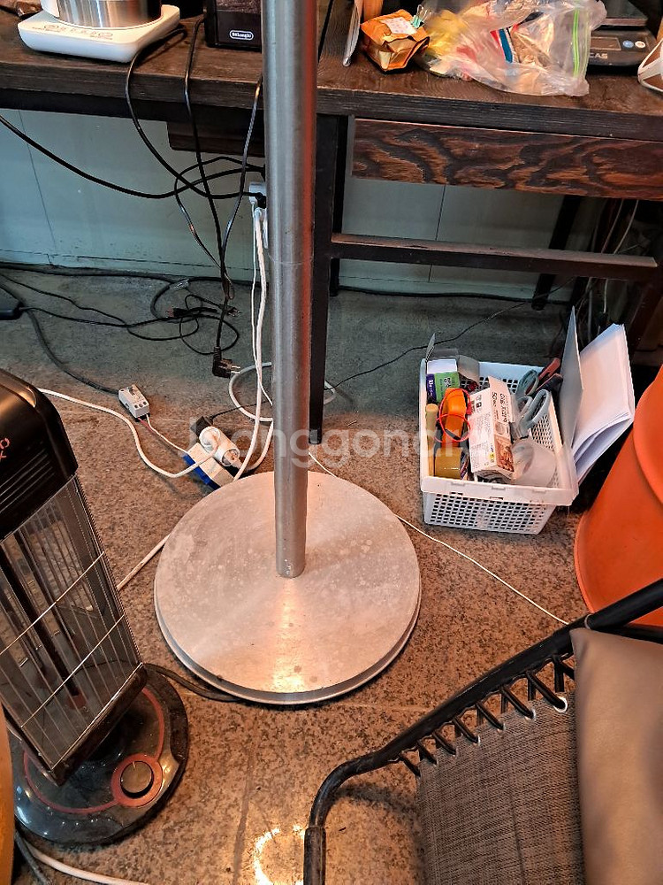 전기 타워 히터 난방기 야외 난로 대형 타워형 난로--1