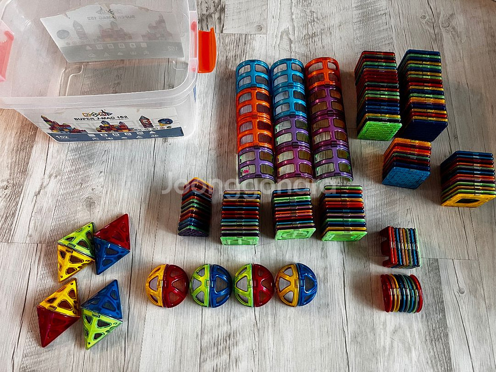 정토이즈 수퍼제이맥 자석블럭 152pcs--2