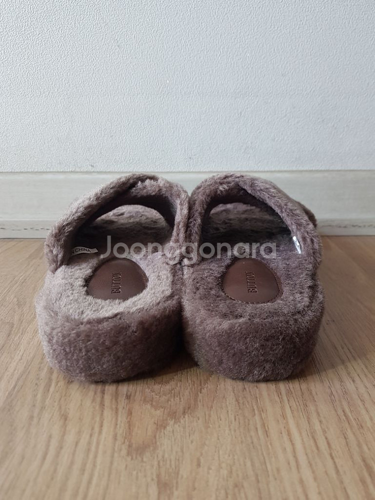 통굽 털 슬리퍼 2종--4