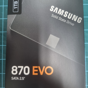 (미개봉) 삼성 ssd 870 evo 1tb 팝니다