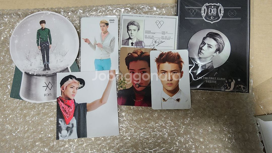 엑소 exo 앨범 포카 공식굿즈 공굿 정리 판매--4