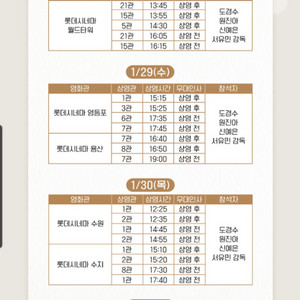 도경수 말할수없는비밀 코엑스 영등포 목동 원가양도