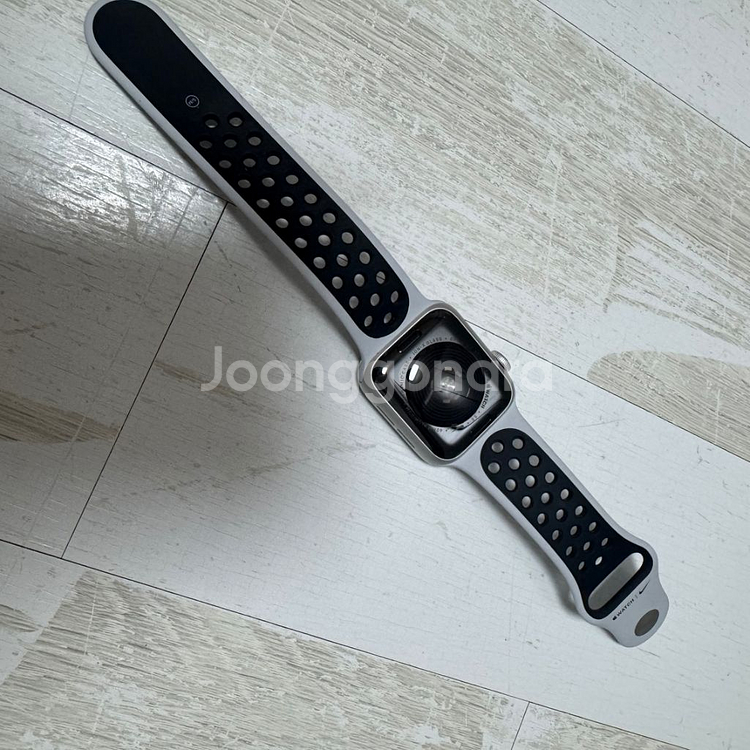 애플워치 SE 40mm 나이키에디션 실버 gps--6