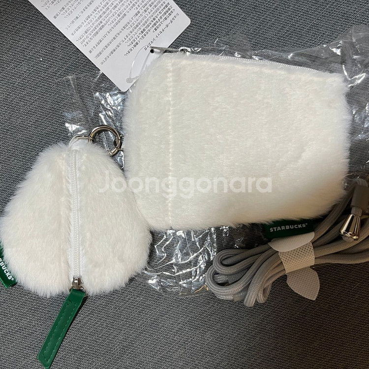일본 스벅 오목눈이 파우치 세트 (비닐 찢어짐)--2