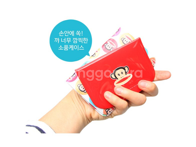 원숭이 몽키 폴 프랭크 미니 소품 파우치 동전 지갑--0