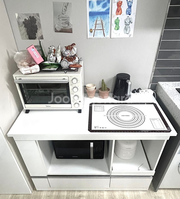 플로스/아일랜드/광파렌지대/홈바테이블/화이트--2